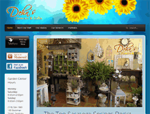 Tablet Screenshot of dehnsflowersandgifts.com